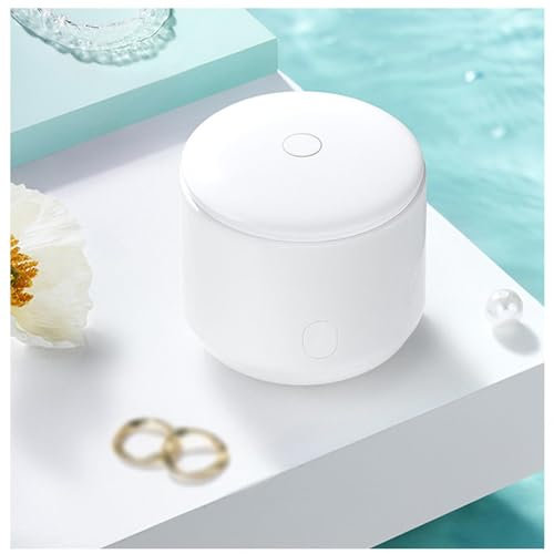 GeRRiT Rimuovi Tartaro Denti Ultrasuoni 49khz Ultrasonic Jewelry Dentures Cleaner, Pulitore A Ultrasuoni, 120ml Portatile Pulitore Denti Ultrasuoni Protesi Dentali Pulizia