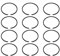 AOIUU 12pcs/lot 38mm X 1.5mm Piston Ring Fit For S-t-i-H-L FS150 FS151 FS220 FS350 Brush Cutter For H-u-s-q-v-a-r-n-a 36 41 136 136LE 137 137E