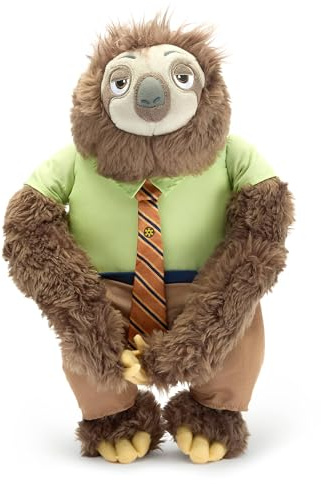 Disney Store Official Peluche Medio Flash, Zootropolis 2, Peluche di Bradipo, 40 cm
