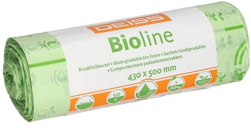 Bio-Müllbeutel DEISS 18 L, kompostierbar, 500 St.