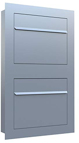 Boîte aux lettres encastrable Sora for Two - Gris métallique