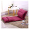 XLIHAWY Klappsofa Stuhl, Keine Montage Mit Rückenstütze Liege, Gepolstertes Schlafsofa Mit 6 Verstellbaren Positionen Für Balkon Schlafzimmer Meditation (Farbe : Violett, Größe : 220x66cm)