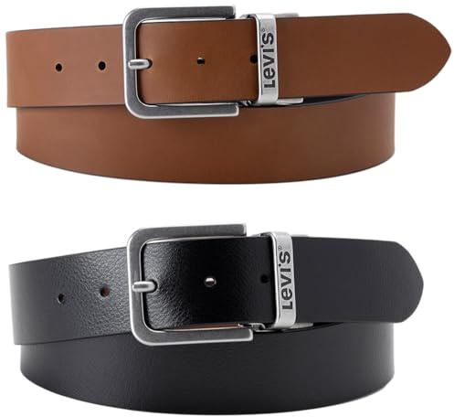 Levi's Men's Core Reversible Belt, Regular Black, 110