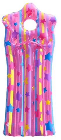Hamac Flottant Gonflable Enfant Bouées Et Matelas Gonflables Bouee Piscine Enfant Bouée Matelas Piscine Hamac De Piscine Gonflable Accessoires De Piscine pour Plage Partie Vacances (Rose)