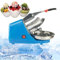 Elektrischer Ice Crusher Eisrasierer Maschine Crusheisbereiter Eiswürfel Edelstahl Eiszerkleiner 380W für Kaltgetränken, Milchshakes, Bar-Mixern