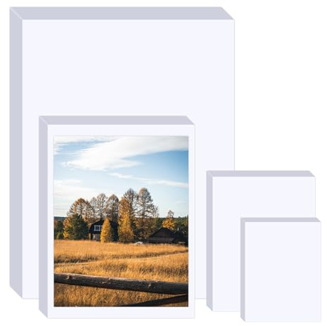 Lokunn 110 Sheets Photo Paper Glossy, Photo Paper 3.5 * 5, 4x6, 5x7, 8.5x11 inch, Suitable for Dye Inkjet Printers. Convenient for Home Use. Can Print Photos, Advertising Covers, Recipe Cards