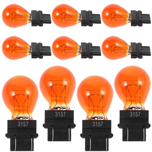 Ciieeo Ampoule Ambre 3157 Multifonction 10 Pièces Pour Feu Arrière Et Clignotant Voiture Américaine Usage Sécurité Automobile