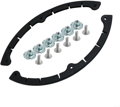 Bulevisiter Protector de nariz de snowboard para protección, tira de cabeza de plástico para snowboard y esquí, cubierta para protector de bordes para snowboard, esquís, monopatines, longboards