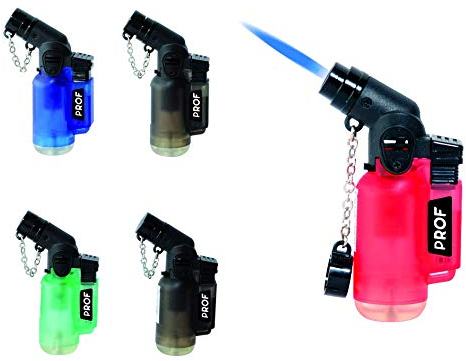 Jet Lighter - das Ultrakompakte Gasbrenner Feuerzeug Sturmfeuerzeug Jetfeuerzeug Jetflamme (2er Paket)