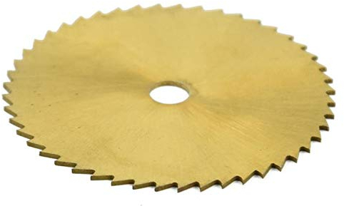 Hoja de Sierra Circular 60mm 72 Dientes Acero Alta Velocidad para Metal Madera Plástico Disco Corte 6.35mm Agujero