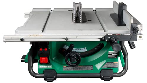Metabo HPT 36V MultiVolt 10 Inch Table Saw, Cordless Power Saw, Brushless Motor, Precision Bevel Cuts, High Rip Capacity, 10-Inch 40-Tooth Carbide Tipped Blade, Tool Body Only, C3610DRJQ4