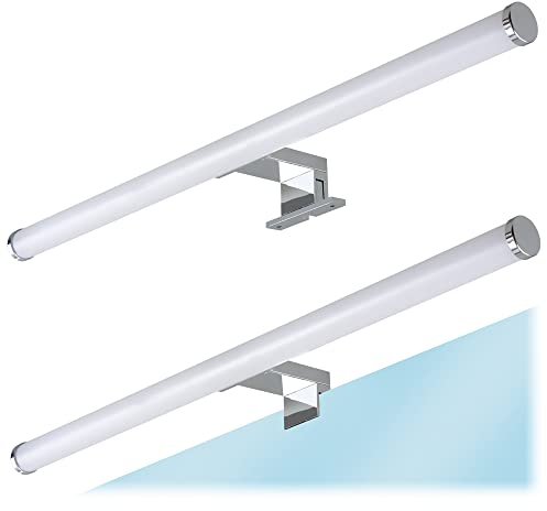 Kwazar Luminaire LED Spiegellampe 10W 60cm Möbelleuchte Spiegelleuchte Wandleuchte GAMA Wandlampe Gad Badezimmer 4000K Neutralweiß