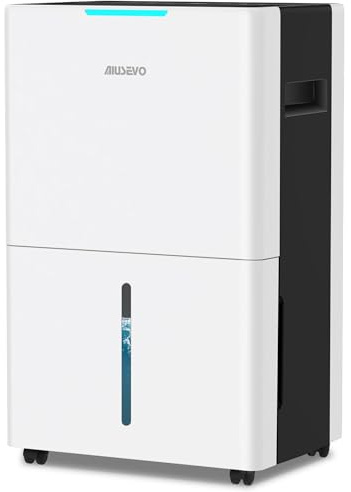 5000 Sq. Ft Dehumidifiers for Home and Basement, 52 Pint/Day Dehumidifier with Drain Hose, 3 Modes, 24H Timer, Auto Defrost, Child Lock, for Bedroom, Garage, RV, Large Room, Humid Summer, Rainy Season