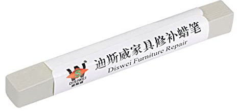 sourcing map Bâton de Cire Meuble Bois Réparation Parquet Éraflure Bouche-pores Crayon Réparer Stylo, Beige