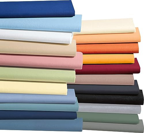 Erwin Müller Spannbettlaken, Spannbetttuch Erlangen Fein-Biber grau Größe 140x200-150x200 cm - warm und kuschelig, bügelfrei, mit Rundumgummi (weitere Farben,Größen)