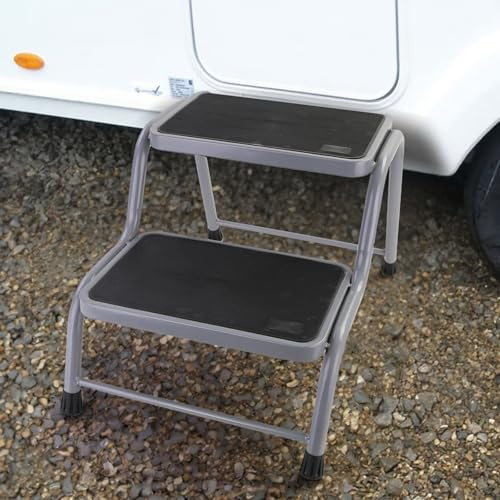 Wohnwagen Caravan Doppel Trittstufe Treppe 2 Stufen Podest bis 150kg belastbar