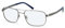 Hero Quadratisch Metall Brillen in Gunmetal für Herren, Brille mit Sehstärke, optional mit Sonnenbrillen tönung oder Blaulichtfilter (Modell HRO-4318-C1-56)