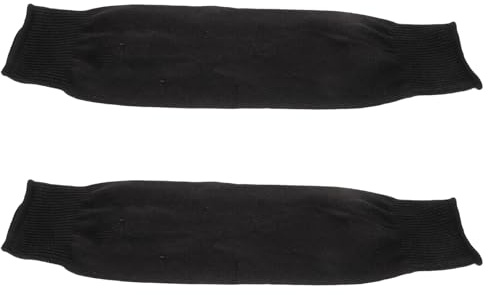 SAFIGLE Maniche Protettive Antitaglio Nere per Lavori da Giardino e Industria Manicotti Resistenti Tagli e Pungiture con Materiale Antistrappo Ergonomico per Protezione Avambracci
