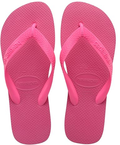 Havaianas Top Unisex Adults FlipFlop Pink Flux 10/11 UK