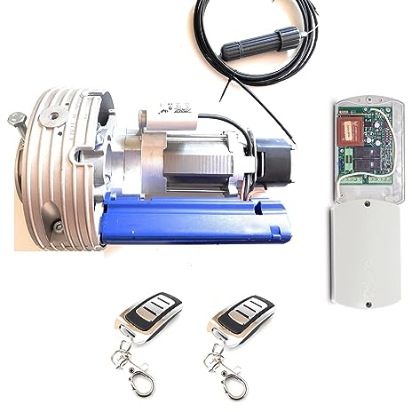 Kit motor persiana EOS 200 ELB 170kg para automatizar cierre metalico comercial, persiana metalica, puerta enrollable, gran calidad.