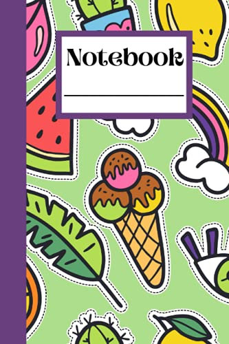 Cute Summer Notebook: Personal Summer Notebook 6x9