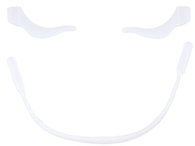 Mikikit Brillenband Brillenhalter Mini-laibpfannen Mit Deckel Brillenzubehör Anti-drop-ohrbügel Sprühflaschenverschlüsse Ohrhaken Brillenbügelgriff Gläser Seil Kind Verpackt Weiß