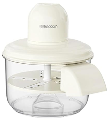 F Fityle Sbucciatore elettrico per uva, senza fili, con motore da 50 W, per campeggio all'aperto, leggero e ricaricabile, per rimuovere