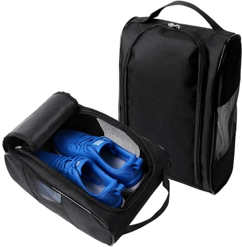 FORYNXHWIN Waterproof Shoe Bag with Ventilation Holes, Durable Golf Football Rugby Sports Boot Bag for Men & Women, Portable Multifunctional Travel, Gym, Outdoor Use Storage Organizer