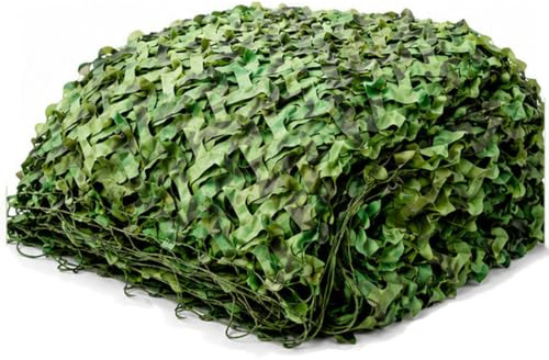 YHBZ Camouflage Netting,Large Woodland Camo Netting,Army Blinds Nets | Quick dry Oxford Fabric for Hunting,Military,Shooting,Garden Fences