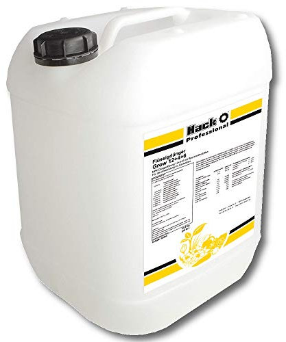 HACK PROFI Flüssigdünger GROW 12+4+6, 20 l Stickstoffbetonter Volldünger