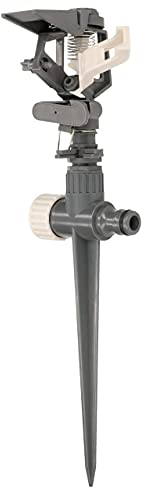 KOTARBAU® Irrigatore a Impulsi 30 cm Conficcato nel Terreno Semplice con un Getto Regolato per un Tubo da Giardino per Irrigazione di Piante