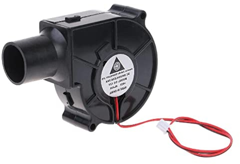 hero-s Ventilateur électrique réglable pour barbecue - Pour barbecue - 12 V CC - 75 mm
