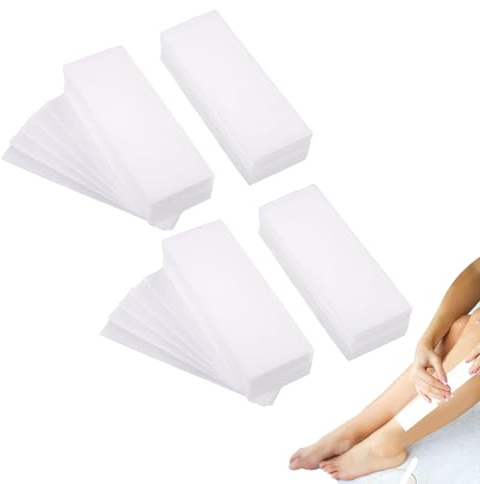 300 PCS Non-Woven Wax Strips For Hair Removal – Mini Wax Paper Sheets For Face, Arms, Legs, Bikini, Underarms – Gentle, Lint-Free, Tear-Resistant, Compatible With Hot Wax, Sugar Wax, Film Wax – Easy D