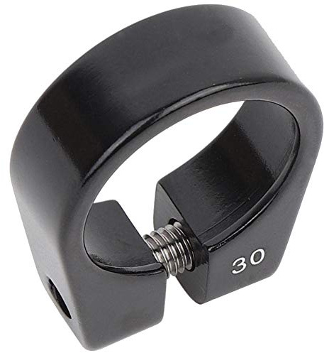 30Mm Seat Clamp, Bike Post Clamp, Aluminium Alloy BikeTube Clamp Bolt Type Exhaust Down Pipe V Band Quick Release Cycling Saddle Clamps Accessory seat clamp 31.8