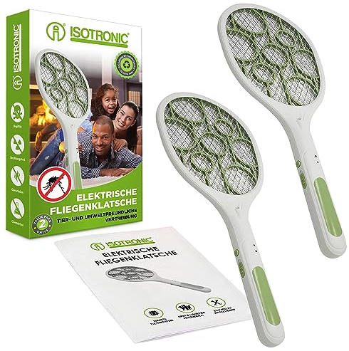 ISOTRONIC Elektrische Fliegenklatsche Fliegenfänger Moskito Zapper Insektenvernichter (2)