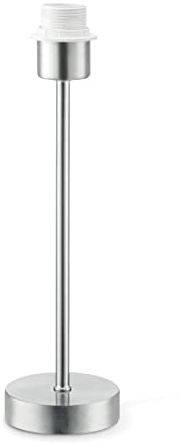 home sweet home collection Tischlampe Single mattem Stahl Design, Tischlampe im cooles Stil, DEKRA-zertifizierte Tischleuchte in Industrial Design mit E27 Fassung, Energieklasse A+, Maße 14x14x39cm