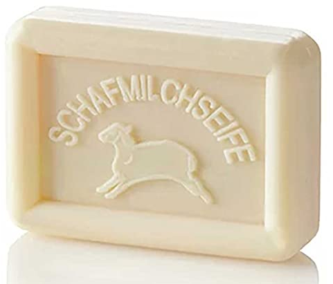 Ovis Hansen Schafmilchseife Eckig Schwefelwasser 8,5 X 6 CM 100gr Cremegelb 100255