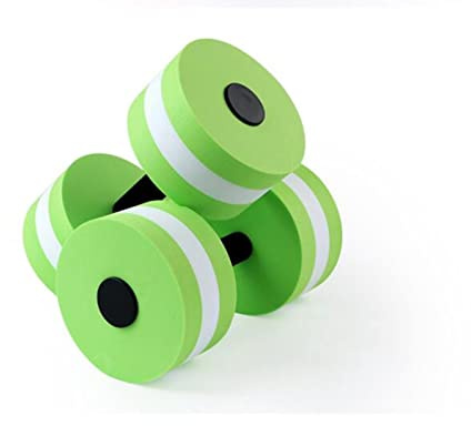 MMCCHB Floating dumbbells, water sports dumbbells,Set of 2 - For Water Aerobics (Green)