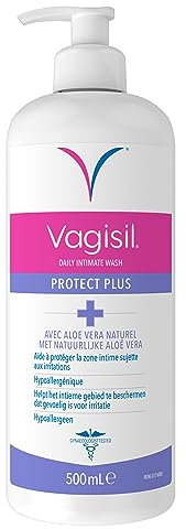 Vagisil Protect Plus Antibatterico Detergente Igienico Quotidiano Aiuta a proteggere le aree intime sensibili e delicate delle donne e prevenire le irritazioni. 500 ml