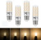 I-SHUNFA E27 LED Mais Dimmbar Lampen, Warmweiss 3000K 10W 1000LM E27 Maiskolben Birnen,ersetzt 100W Halogenlampe, LED Leuchtmittel für Kronleuchter, Wandlamp AC 220-240V(4er Pack)