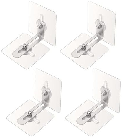 BEPSYOM 4 pcs Kippsicherung Möbel für Kleinkinder, Kippschutz Möbel-Wandanker, Anti-Tip Halter für Baby-Proofing & Haustierschutz, Wandanker Ankergurte Ohne Bohren