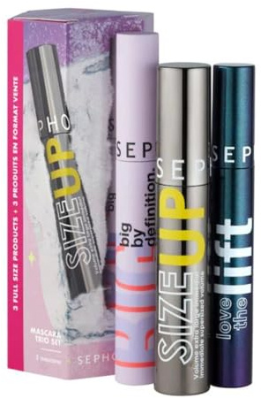 Sephora Favorites Limited Edition Mascara Trio Set - Size Up - Big By Definition - Love The Lift - Full Size