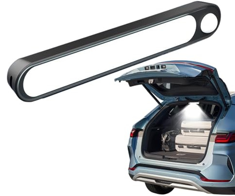 Ruban Lumineux LED pour Coffre de Voiture - Luminaire Automatique à Détecteur pour Véhicule - Plafonnier Automobile Magnétique Luminosité Barres Intérieures Éclairage Dôme Pour Tente De Toit Boîte À B