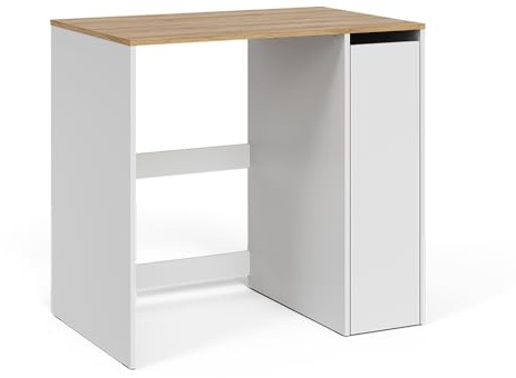 Vicco Armoire Machine à Laver Viktor, Blanc/Artisan, 93.6x88.2cm avec Compartiments et Porte, pour Un Rangement Peu encombrant au-Dessus des Machines à Laver