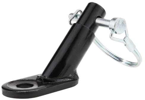 PRETYZOOM Conector de Enganche para Remolque de Bicicleta en Hierro Resistente al Desgaste, Accesorio para Remolques de Carga, Cabezal de Tracción Duradero para Uso en Ciclismo al Aire