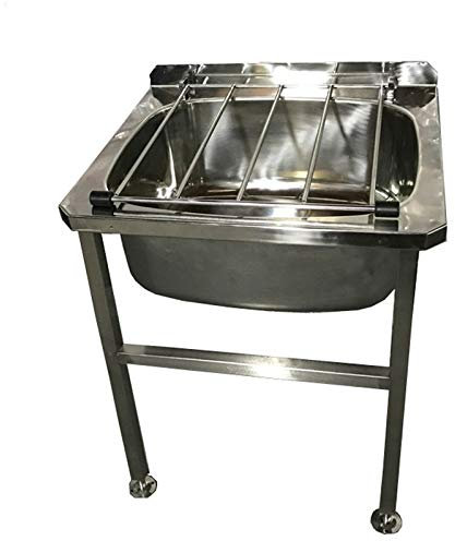 SQUID MOP Bucket Janitorial Cleaning Sink Stainless Steel Basin Floor Standing Front and Wall Mounted Back