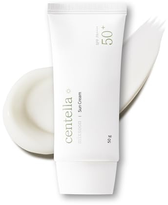 mixsoon Centella Asiatica Sunscreen - SPF 50+ PA++++ Serum-Like Hydrating Face Sunscreen, Lightweight & Non-Greasy Soothing Care with Centella Extract for Sensitive & Dry Skin, No White Cast, 50ml