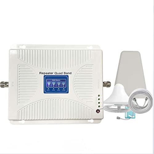 GUOZ 4 Bandas De Señal Booster gsm Repetidor 2G 3G 4G Amplificador Celular gsm LTE 800 900 1800 2100 850 2600Mhz LTE Repetidor Móvil,850 900 1800 2100