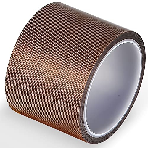 FORTSPANG Ruban adhésif en téflon pour machine à emballer sous vide, ruban adhésif PTFE, convient pour FoodSaver, Seal A Meal, Weston, 80 mm x 10 m