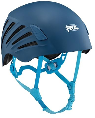 Petzl BOREA Durable Women's Helmet with Ponytail Compatibility - Navy Blue